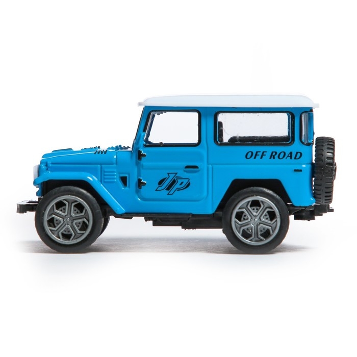 Машина металлическая «Джип», инерционная, цвет синий Машина металлическая «Джип», инерционная, цвет синий