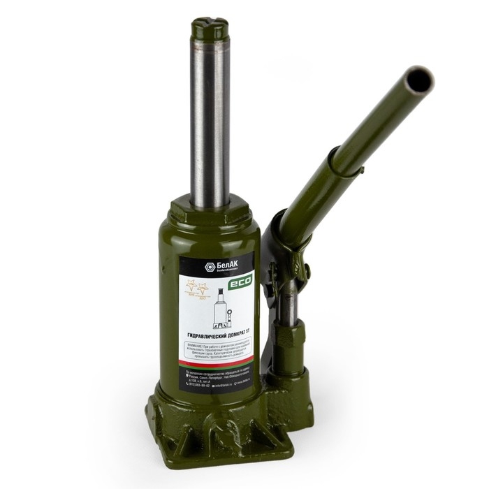 Домкрат гидравлический  Домкрат гидравлический "БелАК" ECO БАК.70014, подъем/подхват 298/158 мм, 5 т