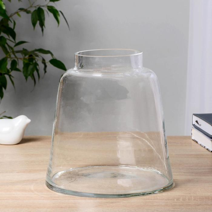 Ваза Ваза "Осло" d-9,2см 19.5х20,5 см, v-3.85л прозрачная