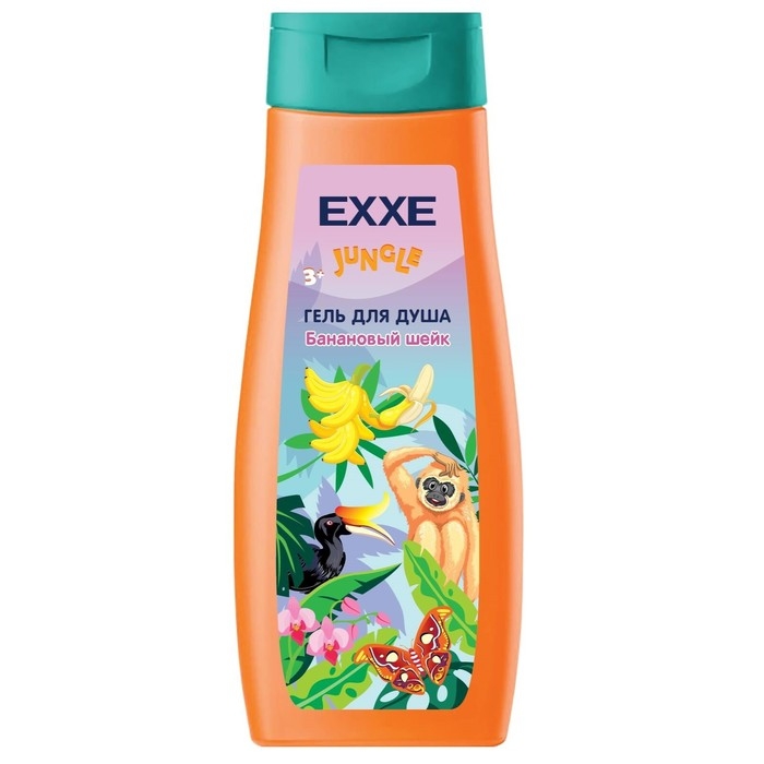 Гель для душа детский EXXE банановый шейк, 400 мл Гель для душа детский EXXE банановый шейк, 400 мл
