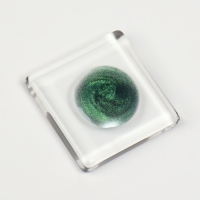 Гель-лак для ногтей, «CAT`S EYE», 3-х фазный, 8мл, LED/UV, цвет хамелеон/зелёный (05)