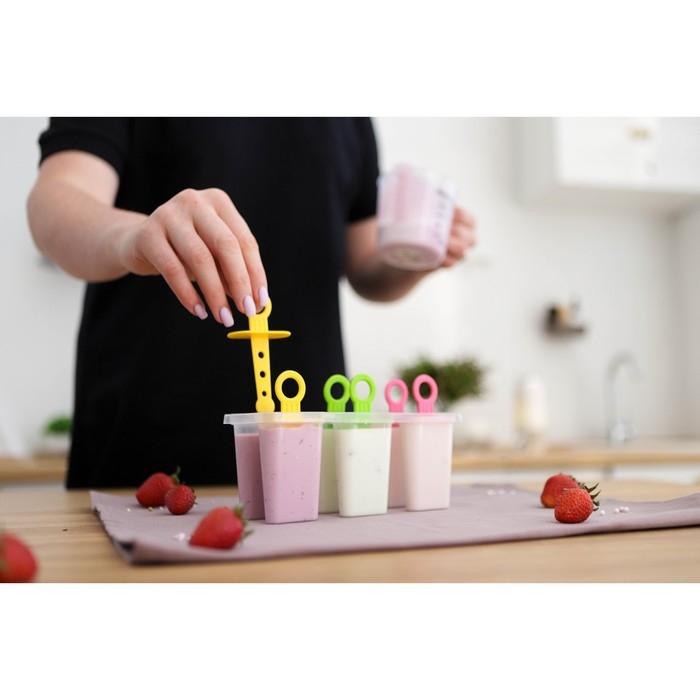 Форма для мороженого Доляна «Симпл», 6 ячеек Форма для мороженого Доляна «Симпл», 6 ячеек