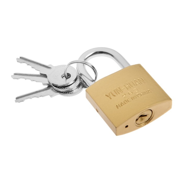 Замок навесной тип 14, 32 мм, 3 ключа