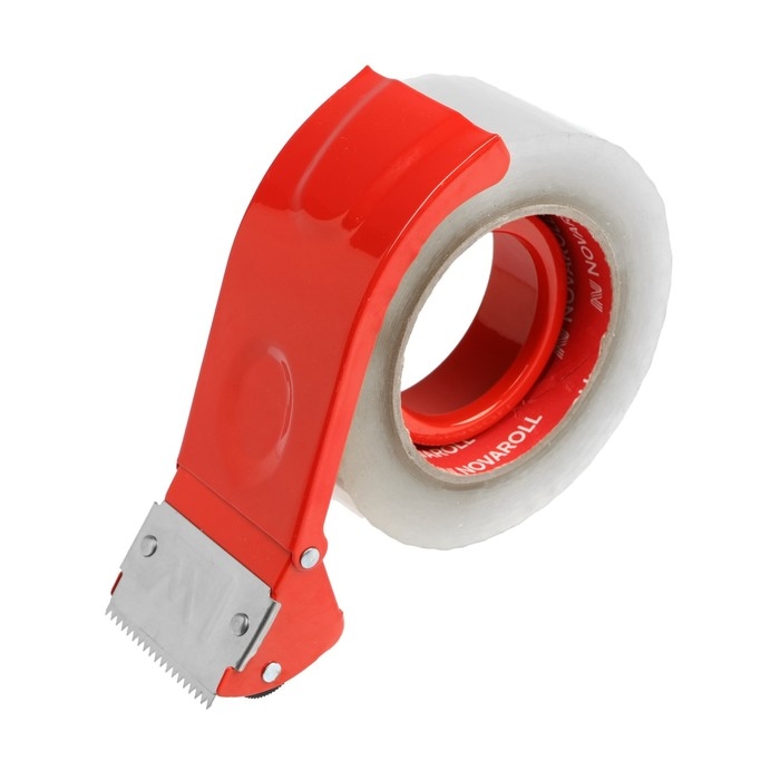 Диспенсер для скотча ТУНДРА, металлический корпус, 48 мм Диспенсер для скотча ТУНДРА, металлический корпус, 48 мм