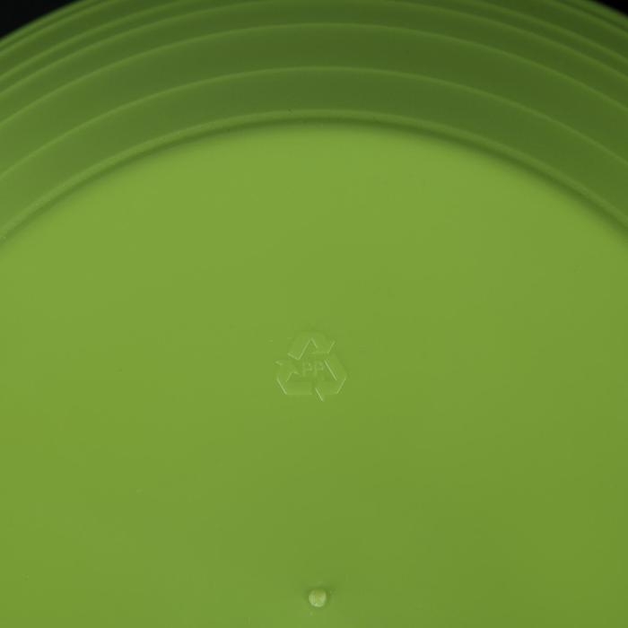 Горшок для цветов с поддоном «Япония», 3 л, цвет серо-фисташковый Горшок для цветов с поддоном «Япония», 3 л, цвет серо-фисташковый