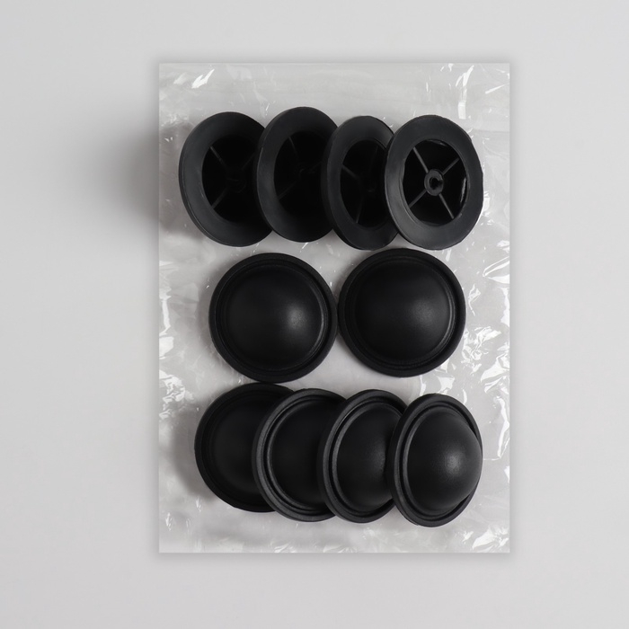 Ножки для чемодана круглые d4*1,5см (наб 10шт цена за наб) пластик чёрный Ножки для чемодана круглые d4*1,5см (наб 10шт цена за наб) пластик чёрный
