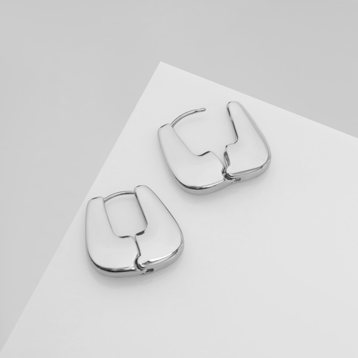 Серьги металл «Богема» вестница, цвет серебро Серьги металл «Богема» вестница, цвет серебро