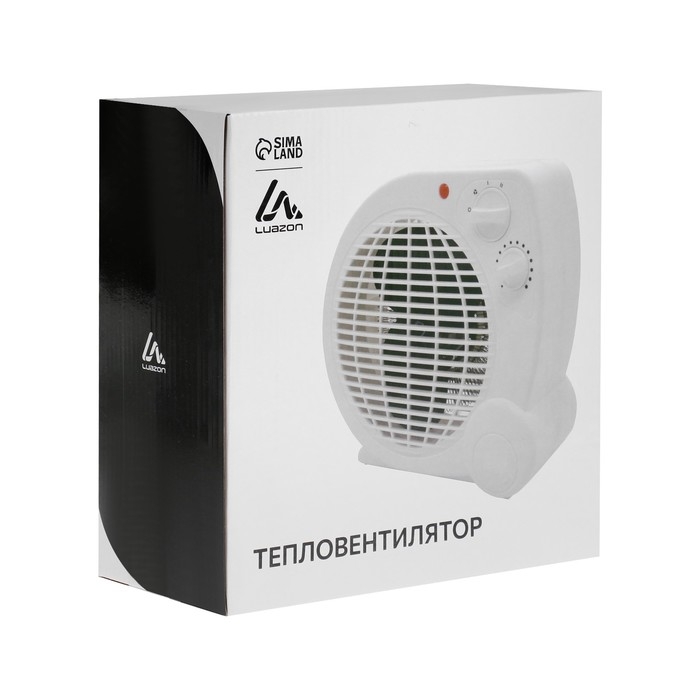 Тепловентилятор Luazon LTO-04, напольный, 2000 Вт, 2 режима, до 20 м², белый Тепловентилятор Luazon LTO-04, напольный, 2000 Вт, 2 режима, до 20 м², белый