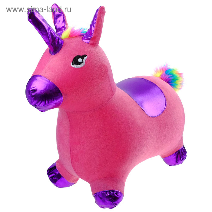 Попрыгун ZABIAKA «Единорог», текстильная отделка, 66х25х44 см, 1350 г, цвет МИКС Попрыгун ZABIAKA «Единорог», текстильная отделка, 66х25х44 см, 1350 г, цвет МИКС