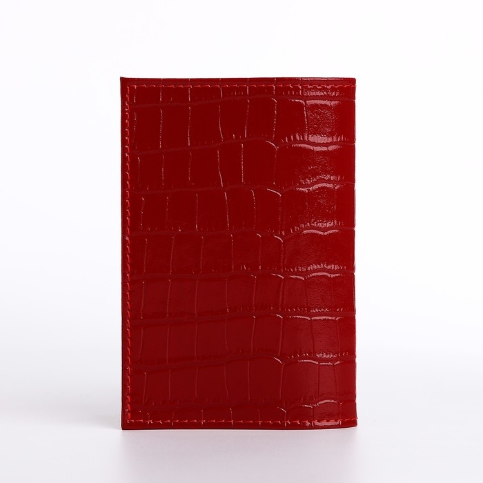 Обложка для паспорта TEXTURA, цвет красный