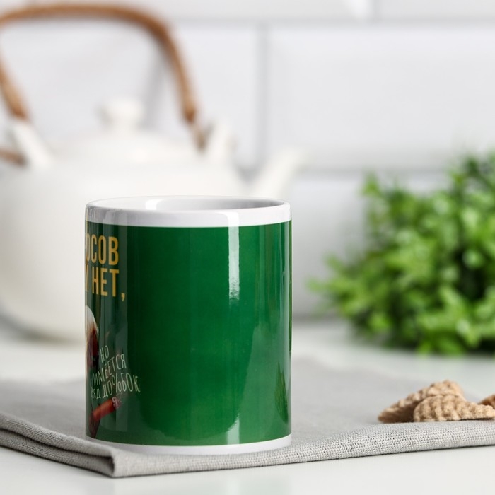 Кружка с сублимацией «Вопросов к вам нет, но…», 320 мл Кружка с сублимацией «Вопросов к вам нет, но…», 320 мл