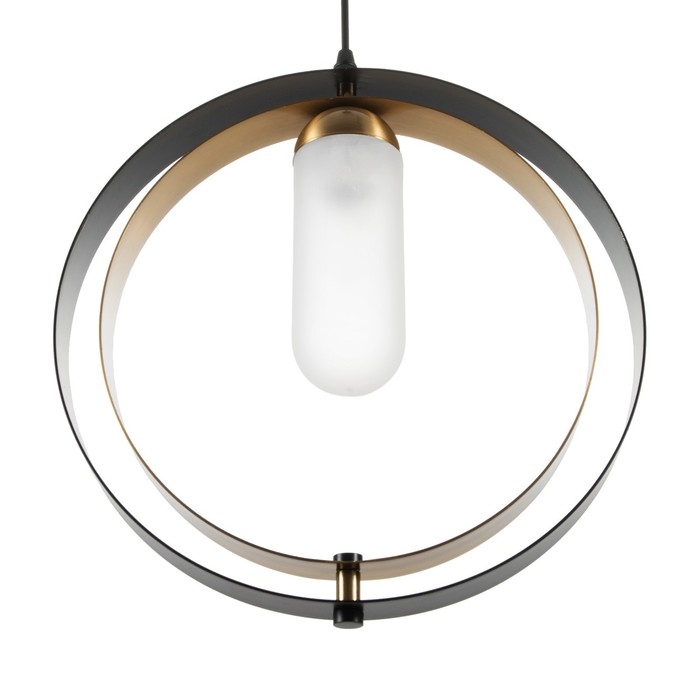 Светильник BayerLux Светильник BayerLux "Ретора" E27 40Вт черный-латунь 34,5х34,5х37,5-137 см