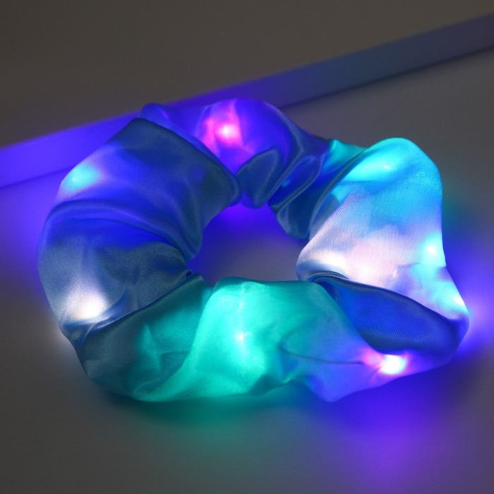 Резинки для волос светящаяся в темноте «Самая милая девочка» диам. 10 см Резинки для волос светящаяся в темноте «Самая милая девочка» диам. 10 см