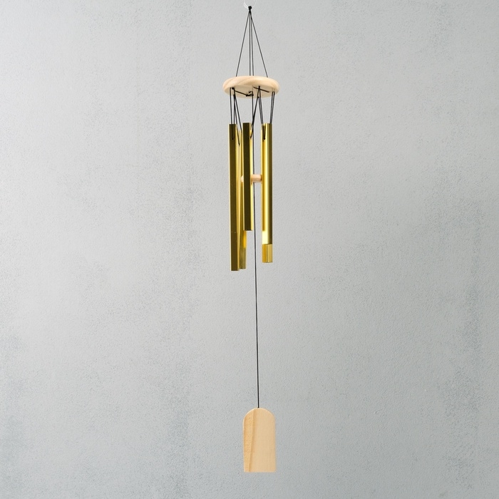 Музыка ветра металл Музыка ветра металл "Квадратные трубы" 5 трубок 74 см