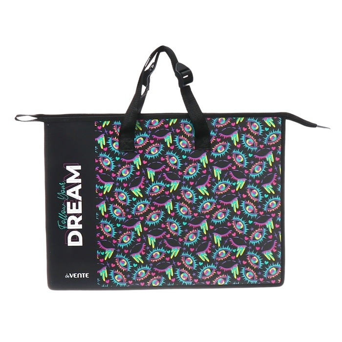 Папка А3 с ручками, пластик, молния сверху, deVENTE Dream, 467х338х100мм, внутренний карман Папка А3 с ручками, пластик, молния сверху, deVENTE Dream, 467х338х100мм, внутренний карман