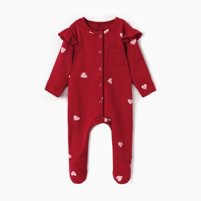 Комбинезон детский MINAKU, цвет красный, рост 74-80 см Комбинезон детский MINAKU, цвет красный, рост 74-80 см