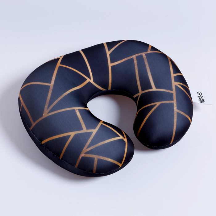 Подушка для путешествий антистресс «Золото на чёрном» Подушка для путешествий антистресс «Золото на чёрном»