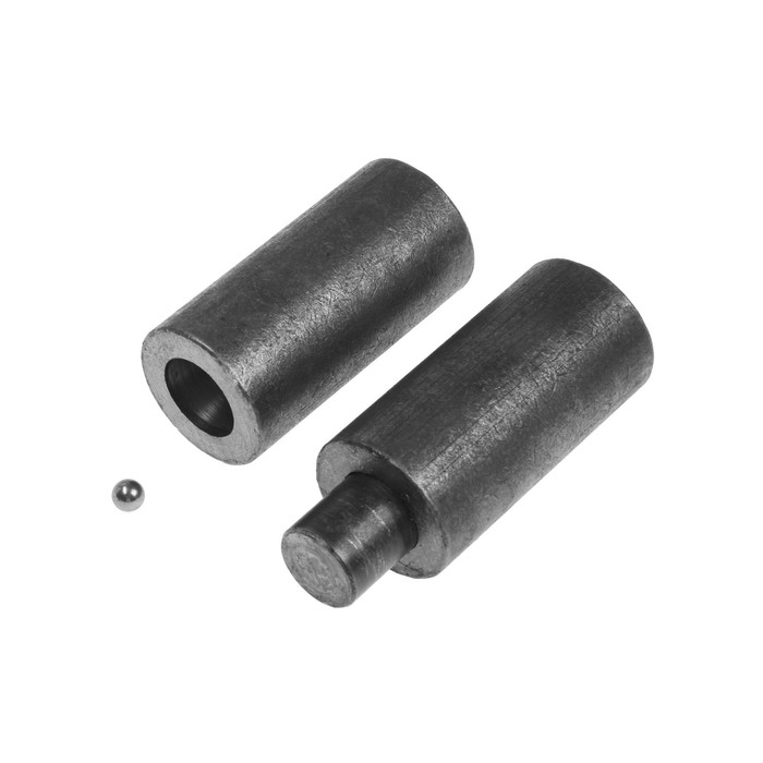 Петля гаражная с шаром, ТУНДРА  50х200 мм, без покрытия,1 шт Петля гаражная с шаром, ТУНДРА  50х200 мм, без покрытия,1 шт