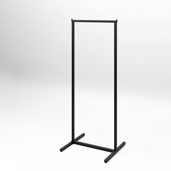 Вешало напольное без выноса 60×50×150 см, цвет чёрный Вешало напольное без выноса 60×50×150 см, цвет чёрный