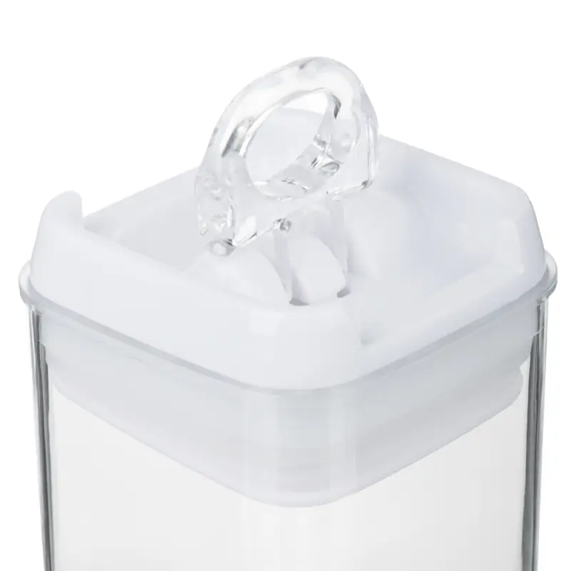 Банка для сыпучих продуктов, тм VETTA, Миндаль, 450мл квадратная, пластик