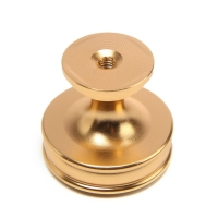 Ручка-кнопка CAPPIO PK324, d=30 мм, цвет золото, 8 шт.