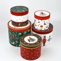 Коробка подарочная, набор 5 в 1 &laquo;Новогодний&raquo;, 13&times;14&ndash; 19.5&times;22 см