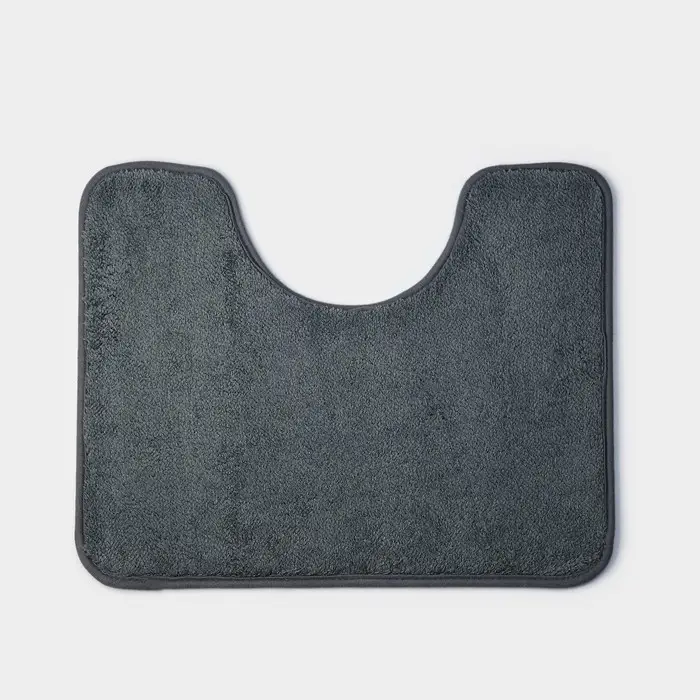 Коврики для ванной и туалета Доляна &laquo;Софт&raquo;, 2 шт: 40&times;50 см, 50&times;80 см, цвет серый