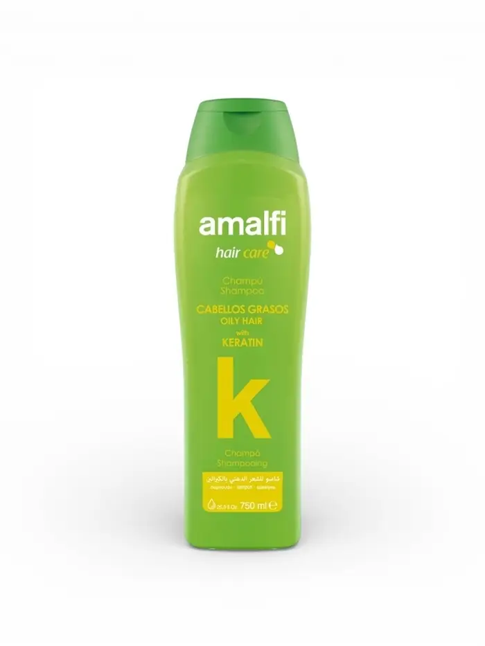 Шампунь для жирных волос AMALFI кератиновый, 750 мл