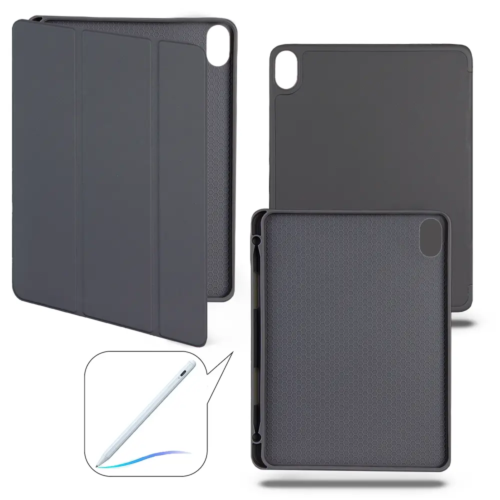 Чехол-книжка iPd Air 11 (2024) Smart case (Pencil) Dark Grey №7