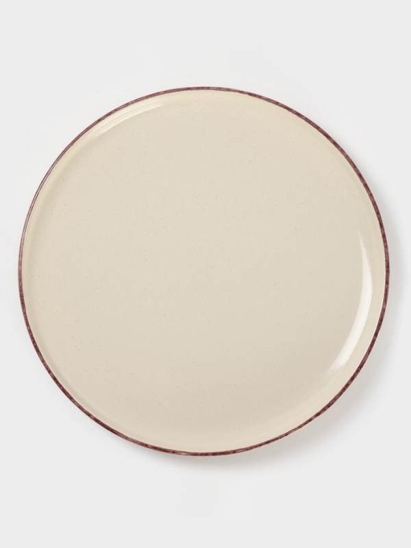 Тарелка Доляна "Альпийский крем" 27см, 27х2,5, цвет белый