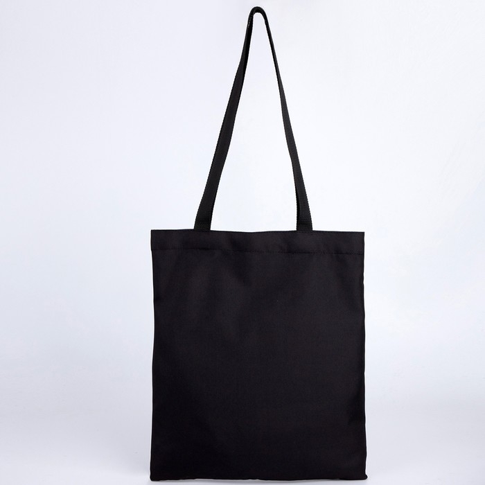 Шопер детский для девочки без застёжки, цвет чёрный/белый Шопер детский для девочки без застёжки, цвет чёрный/белый