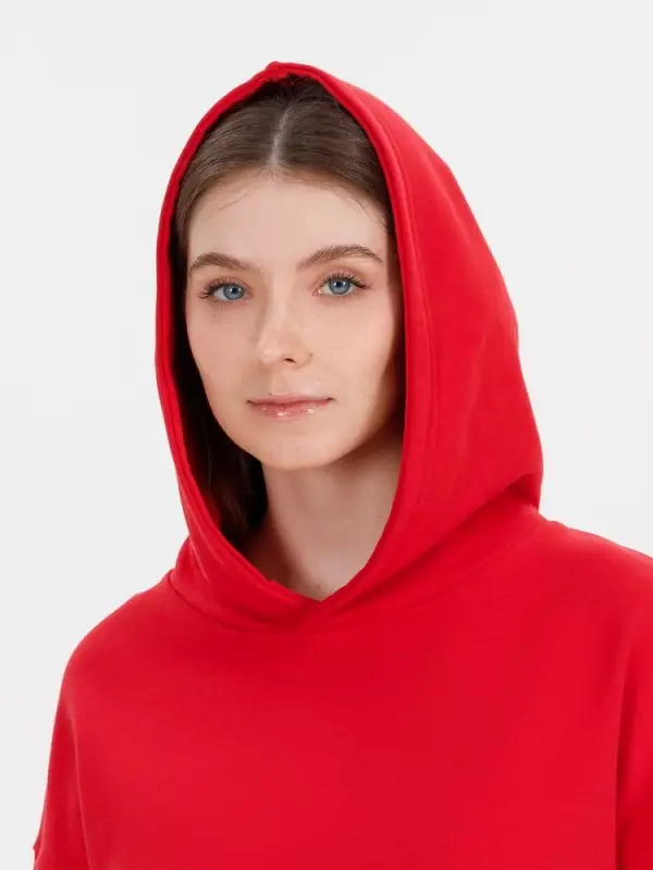 Худи оверсайз унисекс Outshine, красное, размер XS/S Худи оверсайз унисекс Outshine, красное, размер XS/S