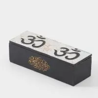 Шкатулка "Ом" 20х7х6 см, МДФ
