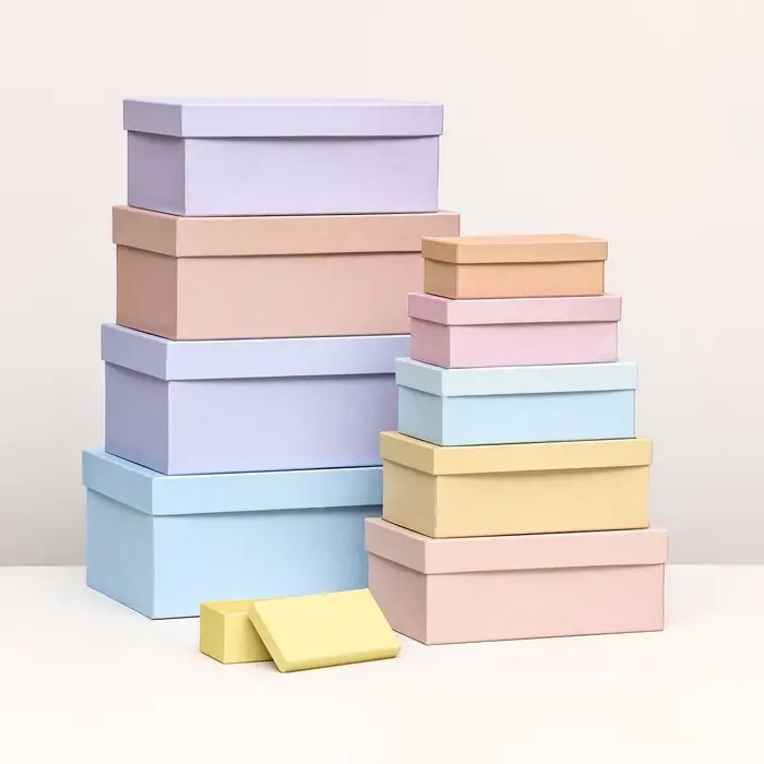 Набор подарочных коробок 10 в 1 &laquo;На рассвете&raquo;, 30.5&times;20&times;13 - 12&times;6.5&times;4 см