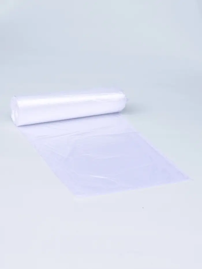 Мешки для мусора, 30 л, 50&times;60 см, 5 мкм, ПНД, 20 шт., прозрачные, в рулоне