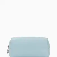 Косметичка дор Одноцвет 19*7,5*8,5, отд на молнии, голубой