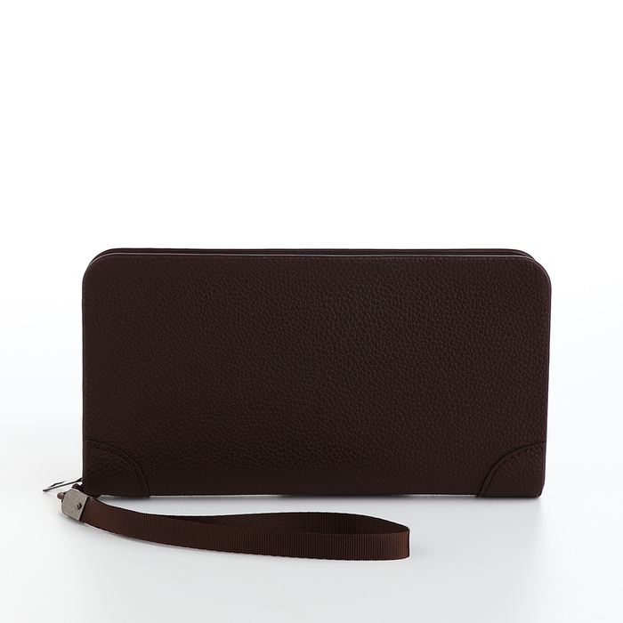 Портмоне мужское на молнии, отдел для карт, монет, цвет коричневый Портмоне мужское на молнии, отдел для карт, монет, цвет коричневый