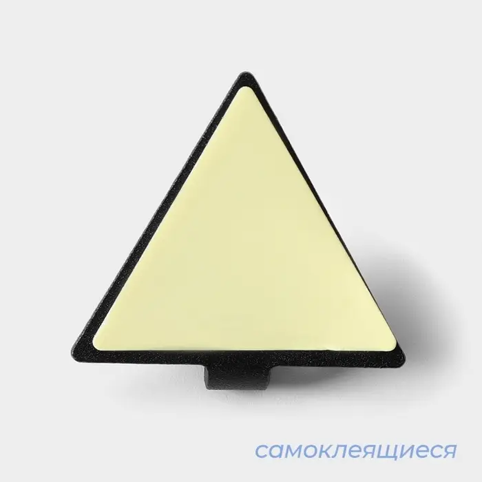 Крючки самоклеящиеся SAVANNA Black Loft, 4 шт., металл, грань 4 см, 4&times;3.9&times;1.5 см, чёрные