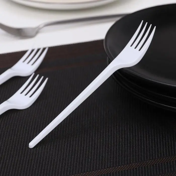 Вилки одноразовые Не ЗАБЫЛИ!, набор 12 шт., пластик, 15.5 см, столовые, белые Вилки одноразовые Не ЗАБЫЛИ!, набор 12 шт., пластик, 15.5 см, столовые, белые