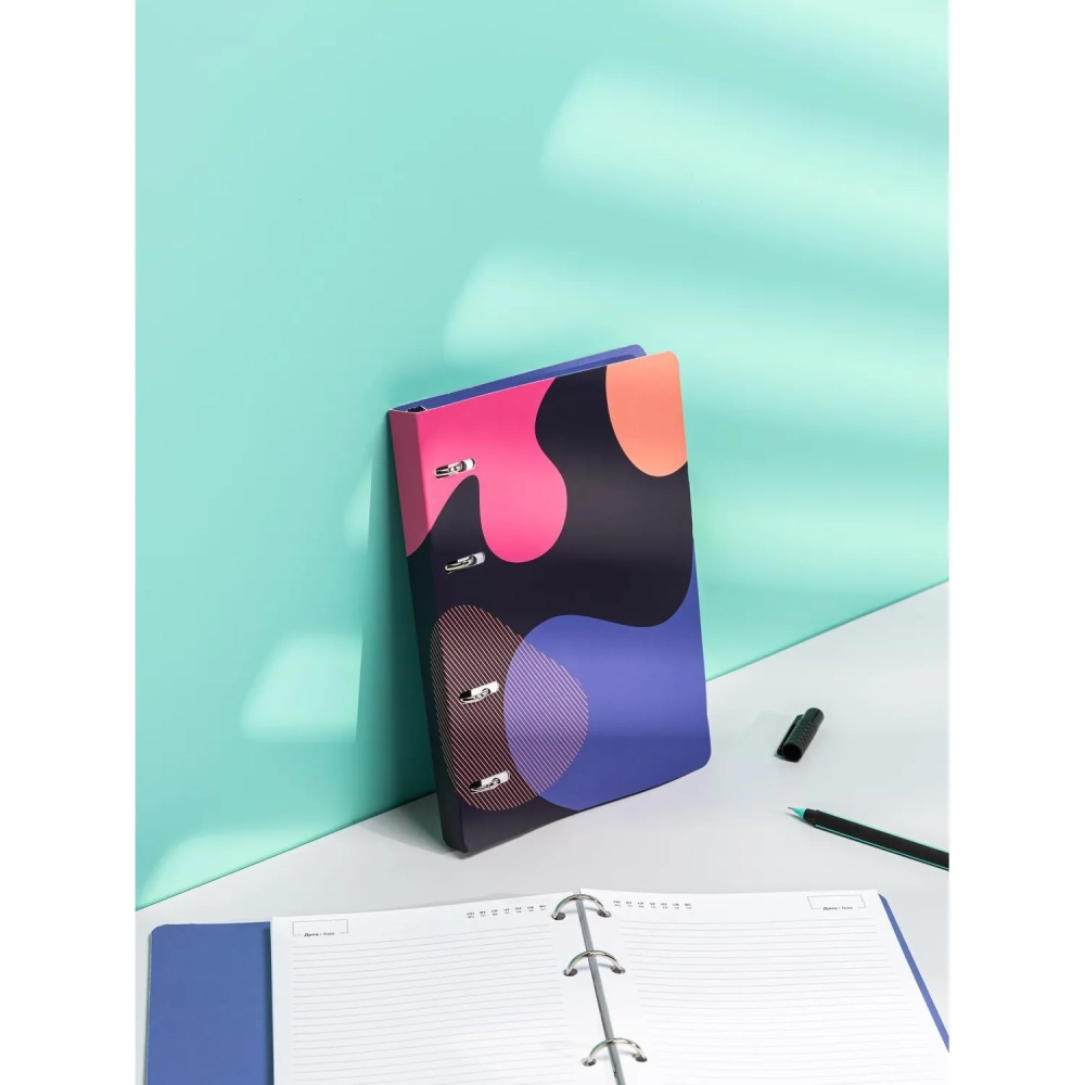 Ежедневник недатированный на кольцах Attache, 136л., 80г/м3, Abstract