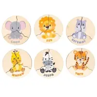 Пазл деревянный "Животные Африки", 6 картинок 04546