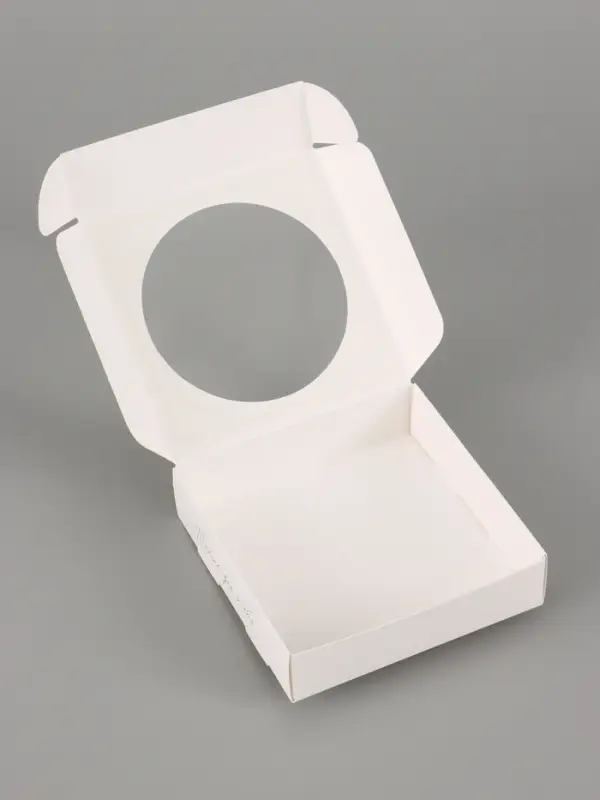 Коробка подарочная самосборная с окном &laquo;Только для тебя&raquo;, 11.5&times;11.5&times;3 см