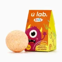 Бомбочка детская для ванны &laquo;Монстрики&raquo;, аромат апельсиновый кексик 40 г, URAL LAB