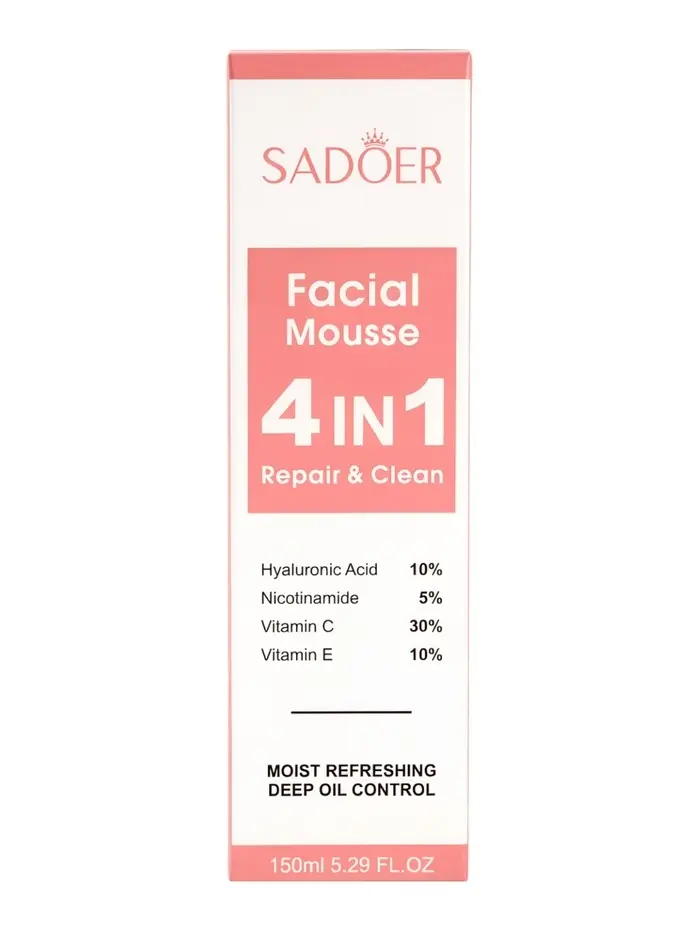 Пенка для умывания 4 в1, восстановление и очищение, 150 мл