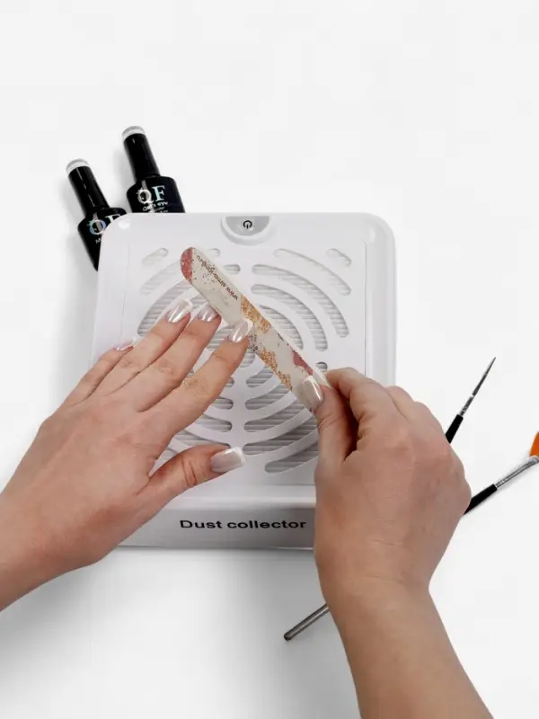 Пылесос для маникюра Luazon LMP-01, 40 Вт, 1 фильтр, 220 В, белый