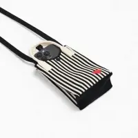 Сумка подр Сердце, 12*4*17, отд на кнопке, дл ремень, бело/черный Сумка подр Сердце, 12*4*17, отд на кнопке, дл ремень, бело/черный