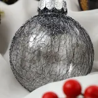 Ёлочные шары &laquo;Шаннен&raquo;, d=8 см, набор 9 шт., перья