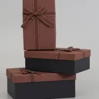 Набор подарочных коробок 3 в 1, прямоугольные 23&times;16&times;9.5 21&times;14&times;8.0 19&times;12&times;6.5 см