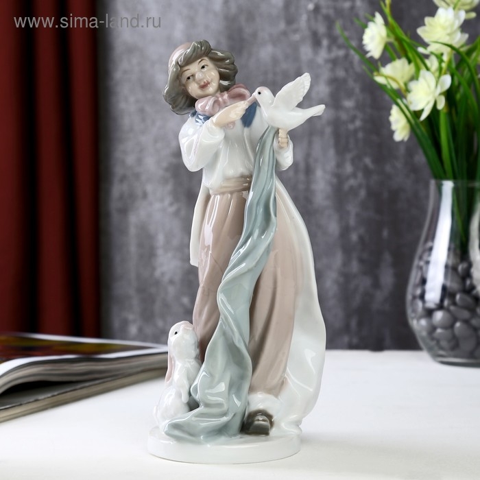 Сувенир керамика  Сувенир керамика "Клоун-дрессировщик" цветной 23,5х10х11 см