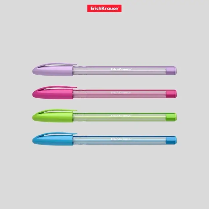 Ручка шариковая ErichKrause U-108 Spring Stick, игольчатый узел 0.7 мм, чернила синие, супермягкое письмо, МИКС Ручка шариковая ErichKrause U-108 Spring Stick, игольчатый узел 0.7 мм, чернила синие, супермягкое письмо, МИКС